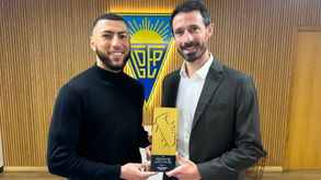 Begraoui com Anselmo Cardoso, vice-presidente do Sindicato