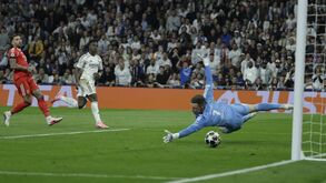 Vinícius garantiu a vitória do Real Madrid frente ao Benfica