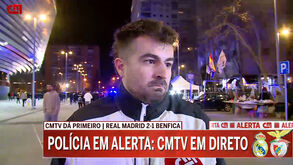 Insólito: o adepto do Sporting que procurava o amigo depois do jogo do Benfica no Bernabéu