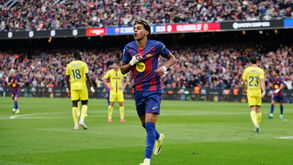 Lamine Yamal faz hat-trick na goleada do Barcelona ao Villarreal