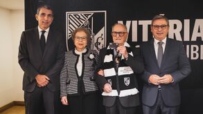Novo sócio número 1 do V. Guimarães homenageado antes da receção ao Alverca