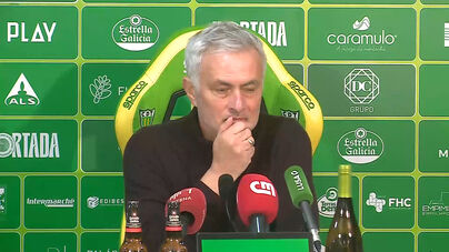 Mourinho critica Luís Godinho: «Penso que sai satisfeito com o seu trabalho e que faça boa viagem até ao Alentejo»