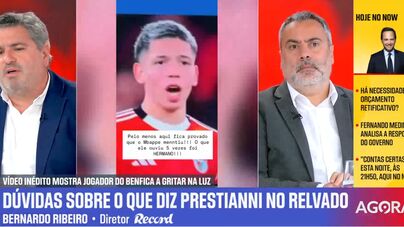 Novas imagens de Prestianni a gritar no Benfica-Real Madrid: «'Hermano' está fora de questão»