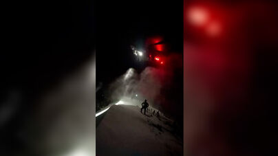 Quatro caminhantes resgatados nos Abruzos, em Itália