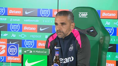 Rui Borges e o clássico: «Independentemente da diferença pontual, é só um jogo»