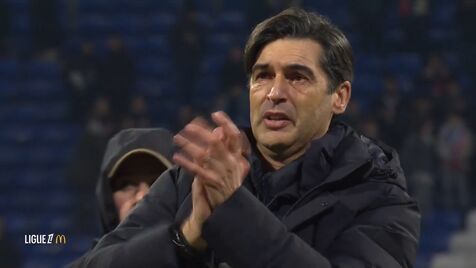 A tarja dos adeptos do Lyon que deixou Paulo Fonseca em lágrimas