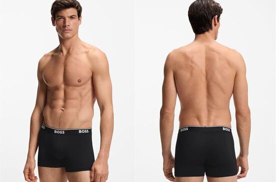 Boxers pretos da BOSS em promoção na Amazon