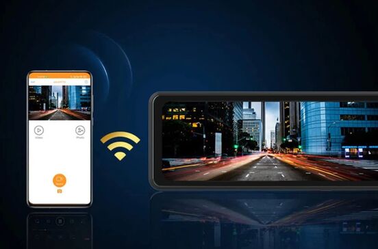 Dashcam inteligente com WiFi e GPS para monitorizar viagens em tempo real