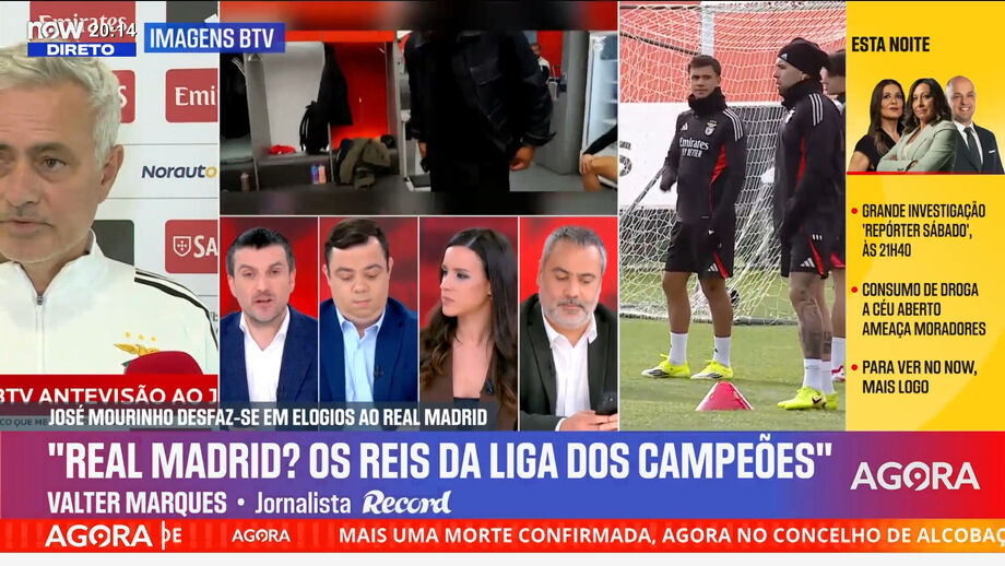 Jornalista de Record comenta palavras do treinador do Benfica