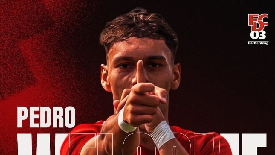 Pedro Costa já foi oficializado como reforço do FC Differdange