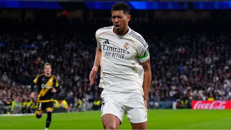 O momento em que Bellingham se lesionou no Real Madrid-Rayo Vallecano