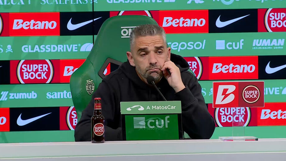 Treinador do Sporting referiu que a equipa tem "crença"