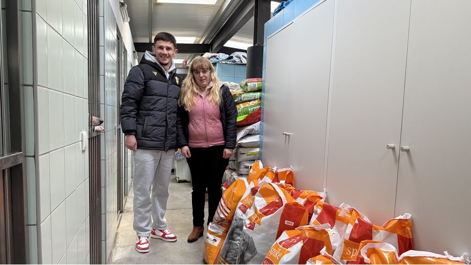 Zé Oliveira entrega ração ao Canil Municipal de Fafe