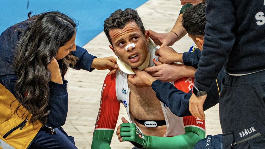 Português foi assistido ainda na pista