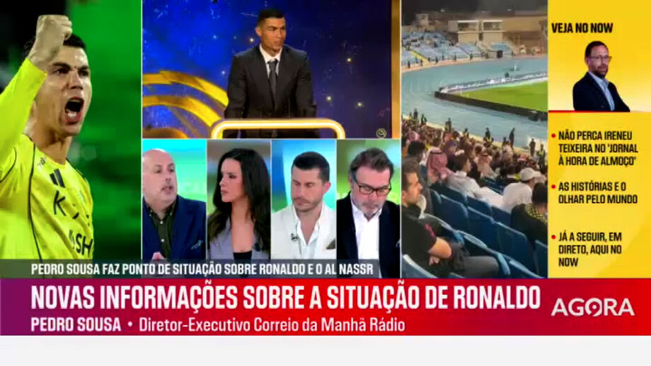 Pedro Sousa, diretor-executivo da Correio da Manhã Rádio, deu mais explicações sobre a situação do capitão da Seleção Nacional no Al Nassr