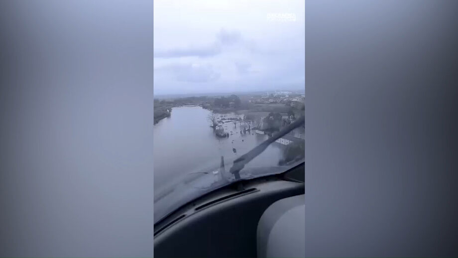 Áreas afetadas e em situação de perigo