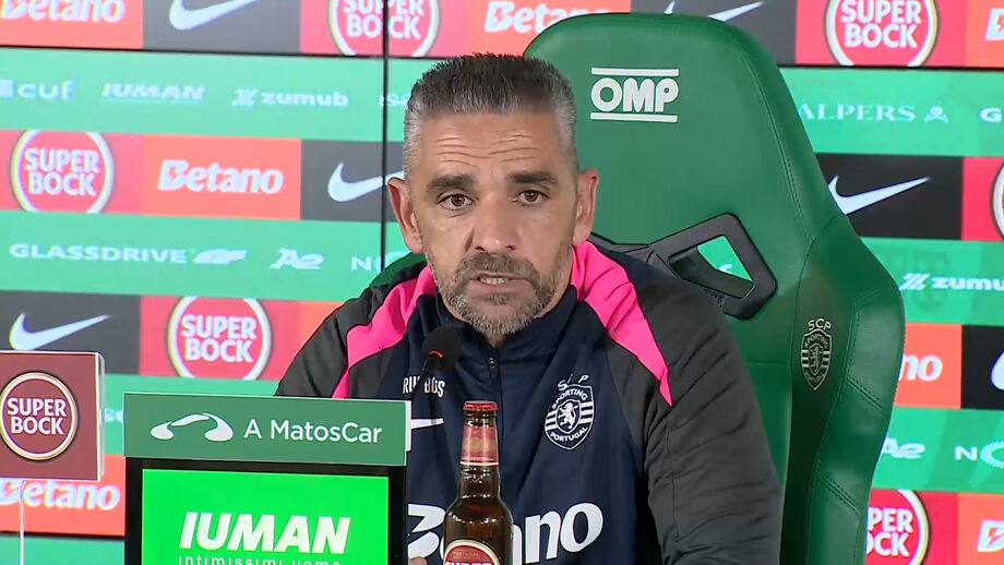 Treinador do Sporting deixou grandes elogios à qualidade e carácter do jogador
