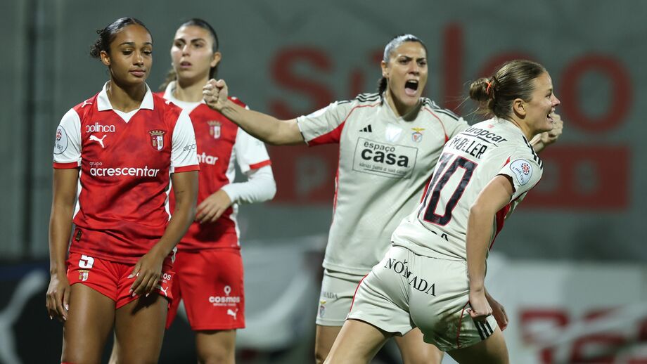 Benfica vence Braga na 1.ª mão das meias da Taça de Portugal com golo de Moller