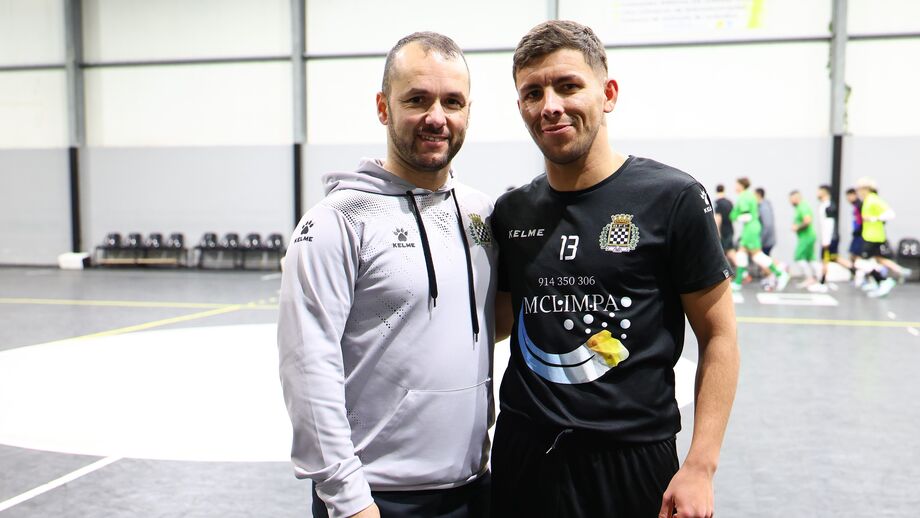 Luís Filipe Borges e Miguel Ângelo juntos no Boavista