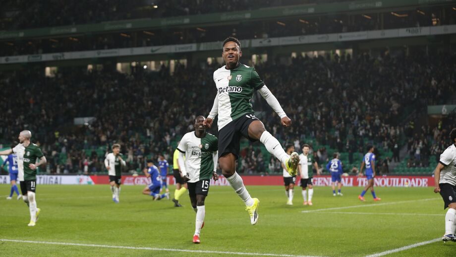 Geny Catamo garante vitória do Sporting contra o AVS SAD