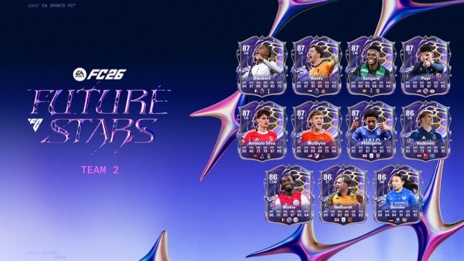 Equipa 2 de Future Stars com António Silva e outros jogadores