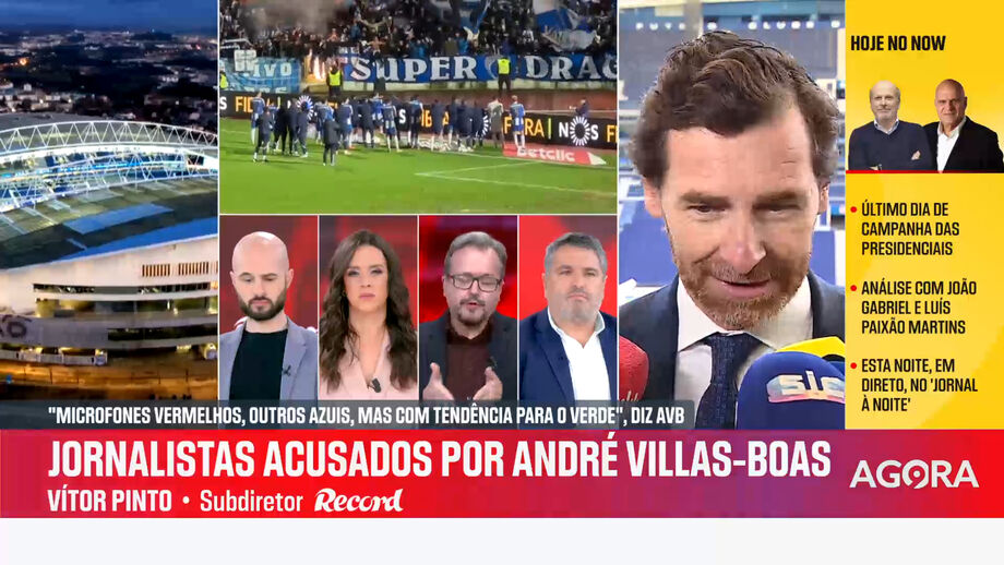 Subdiretor de Record analisa as críticas do presidente portista aos jornalistas