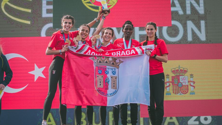 Sp. Braga celebra títulos europeus de corta-mato