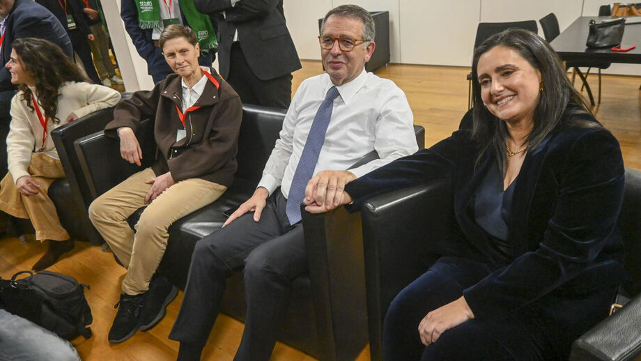 António José Seguro e a mulher Margarida Freitas