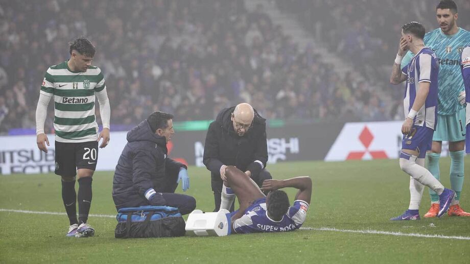 Samu lesionou-se no clássico entre FC Porto e Sporting