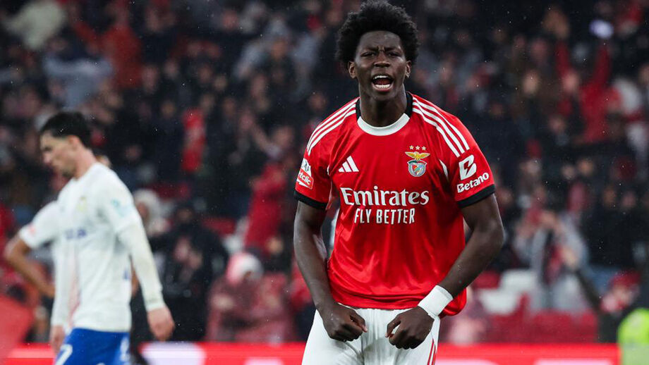 Cabedal de Anísio surpreende: jovem do Benfica trabalha para aprimorar-se 