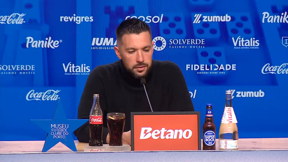 Treinador do FC Porto satisfeito com o desempenho dos seus jogadores no empate com o Sporting