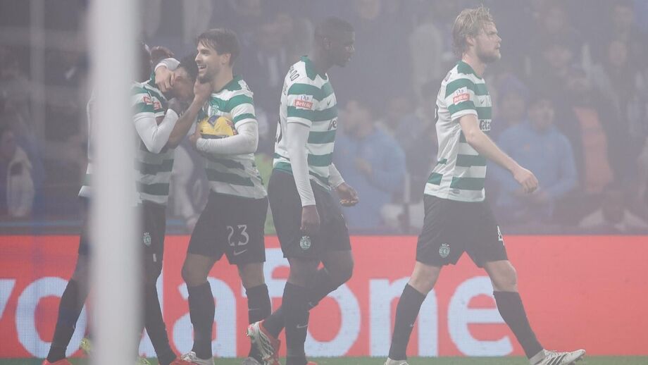 Leões celebraram aos 90'+10 no clássico do Estádio do Dragão