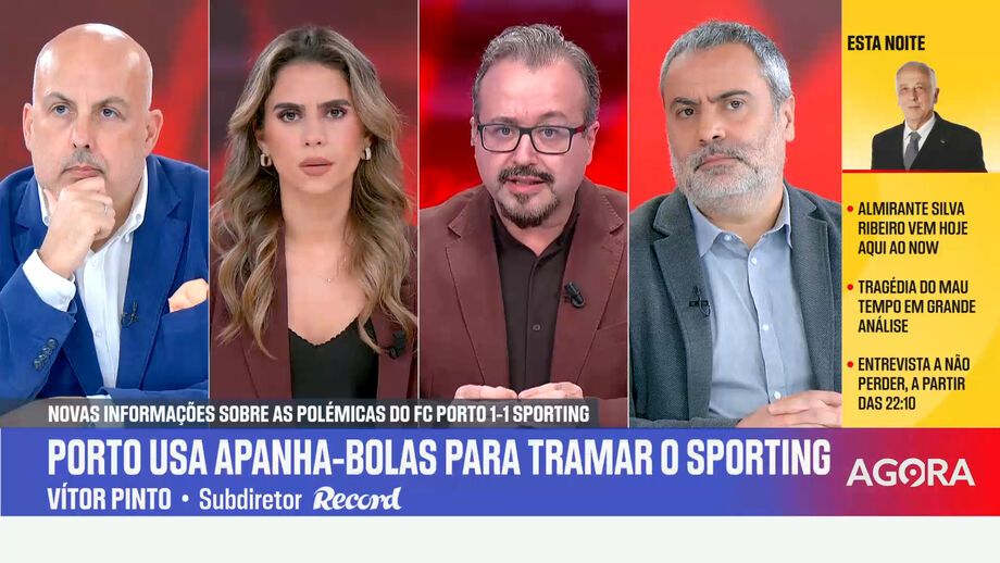 Subdiretor de Record analisa uma das polémicas do clássico entre FC Porto e Sporting