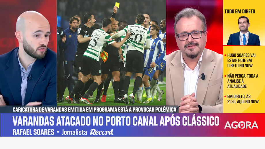 Vítor Pinto e Rafael Soares abordam tema no programa 'Record na Hora' no Now