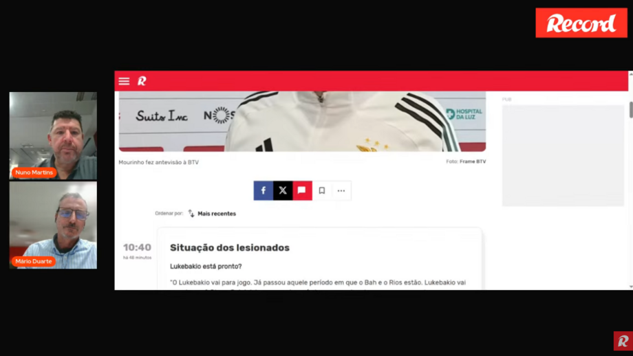 Os temas que marcam a atualidade desportiva esta quinta-feira