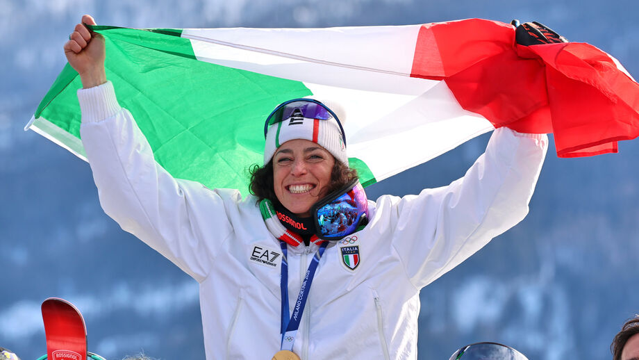 Federica Brignone ganha a medalha de ouro no Super-G em Milão-Cortina'2026