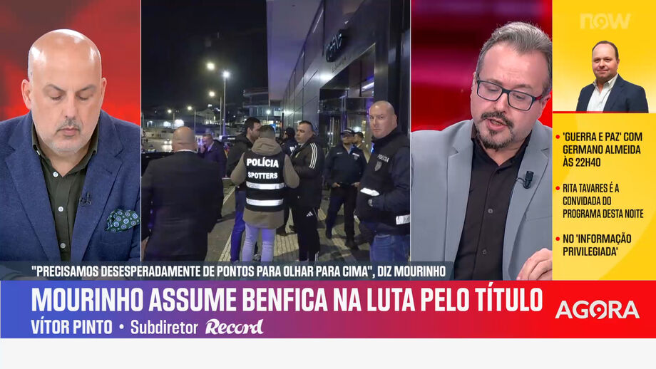 Subdiretor de Record avalia momento do campeonato português no programa 'Record na Hora'