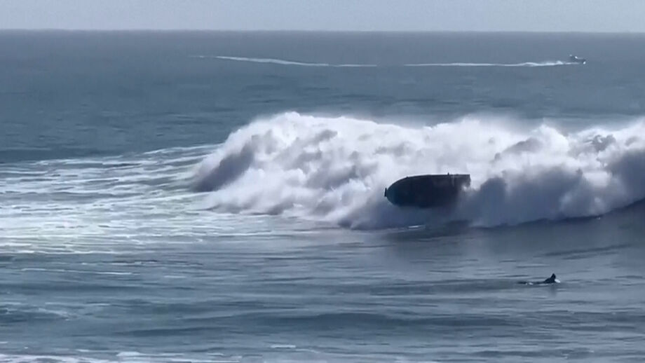 As seis pessoas que se encontravam a bordo foram resgatadas