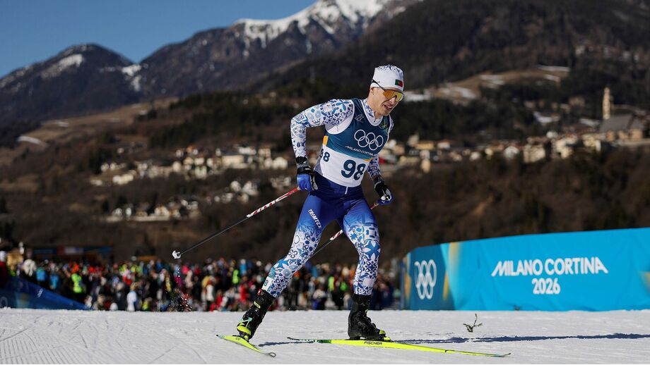 José Cabeça compete em prova de esqui nos Jogos Olímpicos de Inverno de 2026