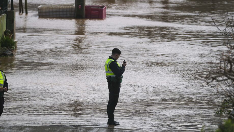 Vila de Óbidos foi afetada por cheias devido à subida do caudal do Rio Arnóia, após a depressão Leonardo