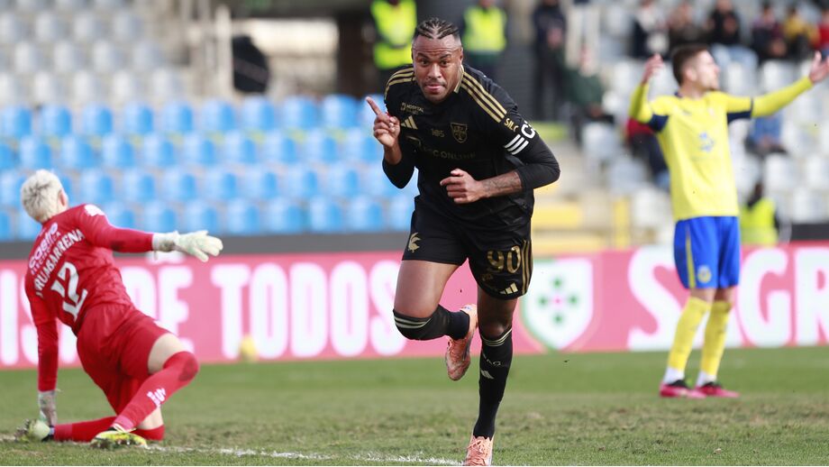 Cassiano festeja mais um golo pelo Casa Pia