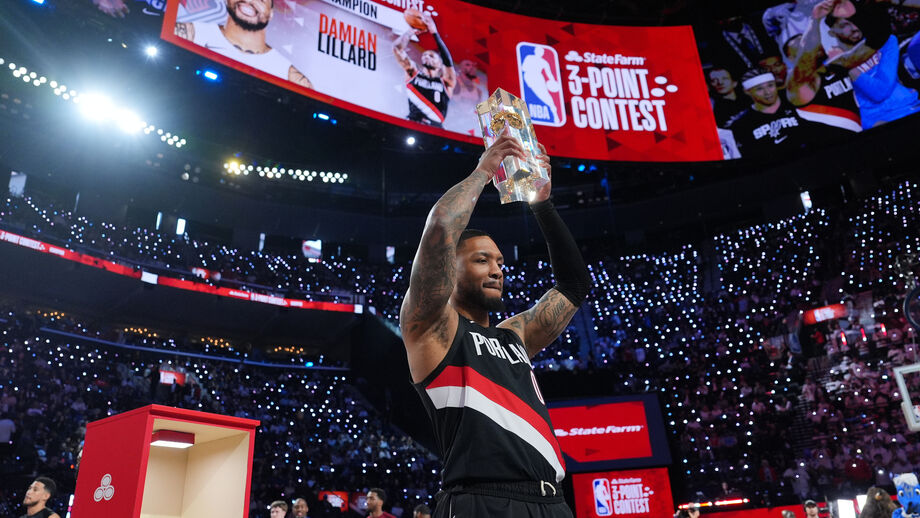 Damian Lillard vence concurso de triplos do All-Star