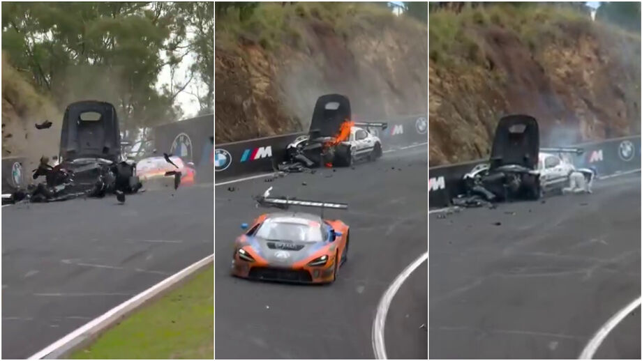 Aconteceu durante as 12 Horas de Bathurst, na Austrália