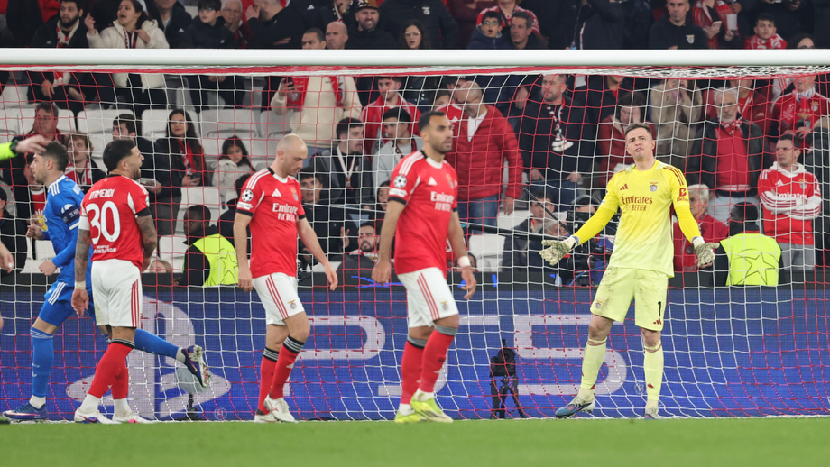 O momento do golo de Vinícius Júnior no Benfica-Real Madrid