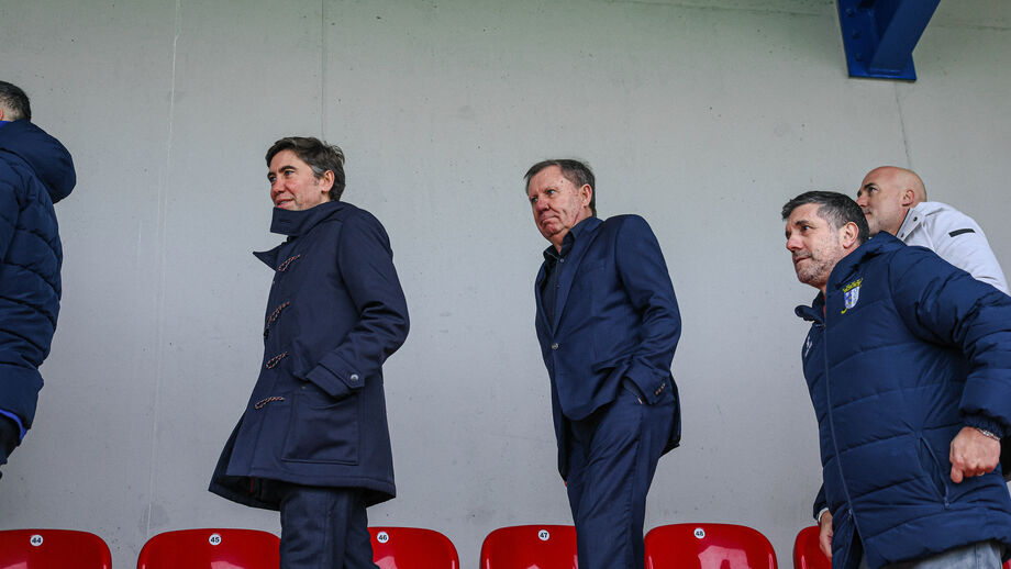 O presidente do Gil Vicente, Rui Silva, e o presidente honorário, Francisco Dias da Silva