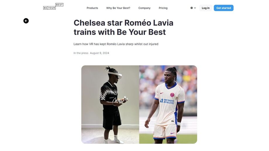 Lavia treina de forma bem especial