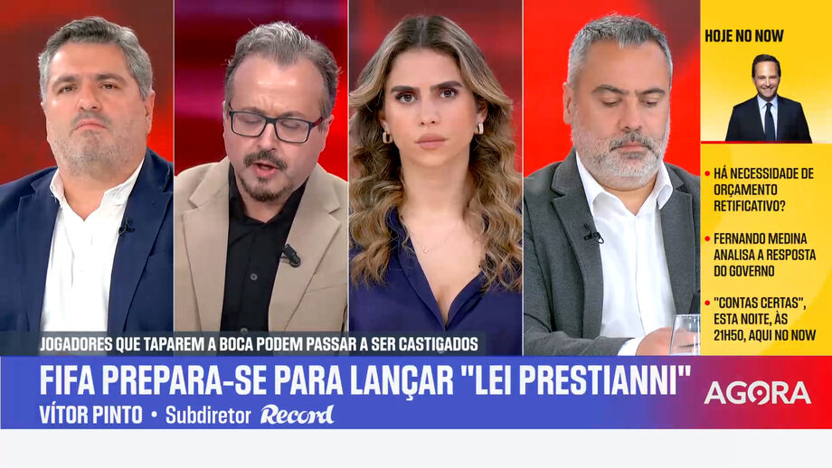 Vítor Pinto, subdiretor de Record, aborda a polémica durante o programa 'Record na Hora'