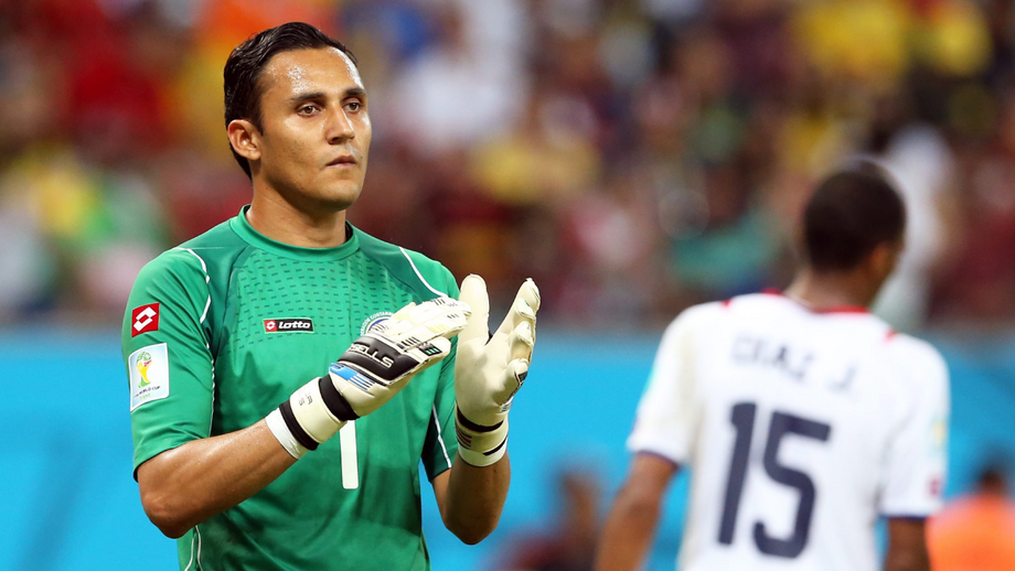Keylor Navas durante o Mundial'2014, ao serviço da 'sua' Costa Rica