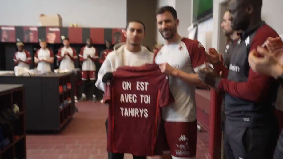 Tahirys dos Santos fez uma visita surpresa 