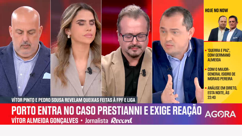 Editor de Record sobre as cartas enviadas pelos dragões sobre o caso Vini-Prestianni